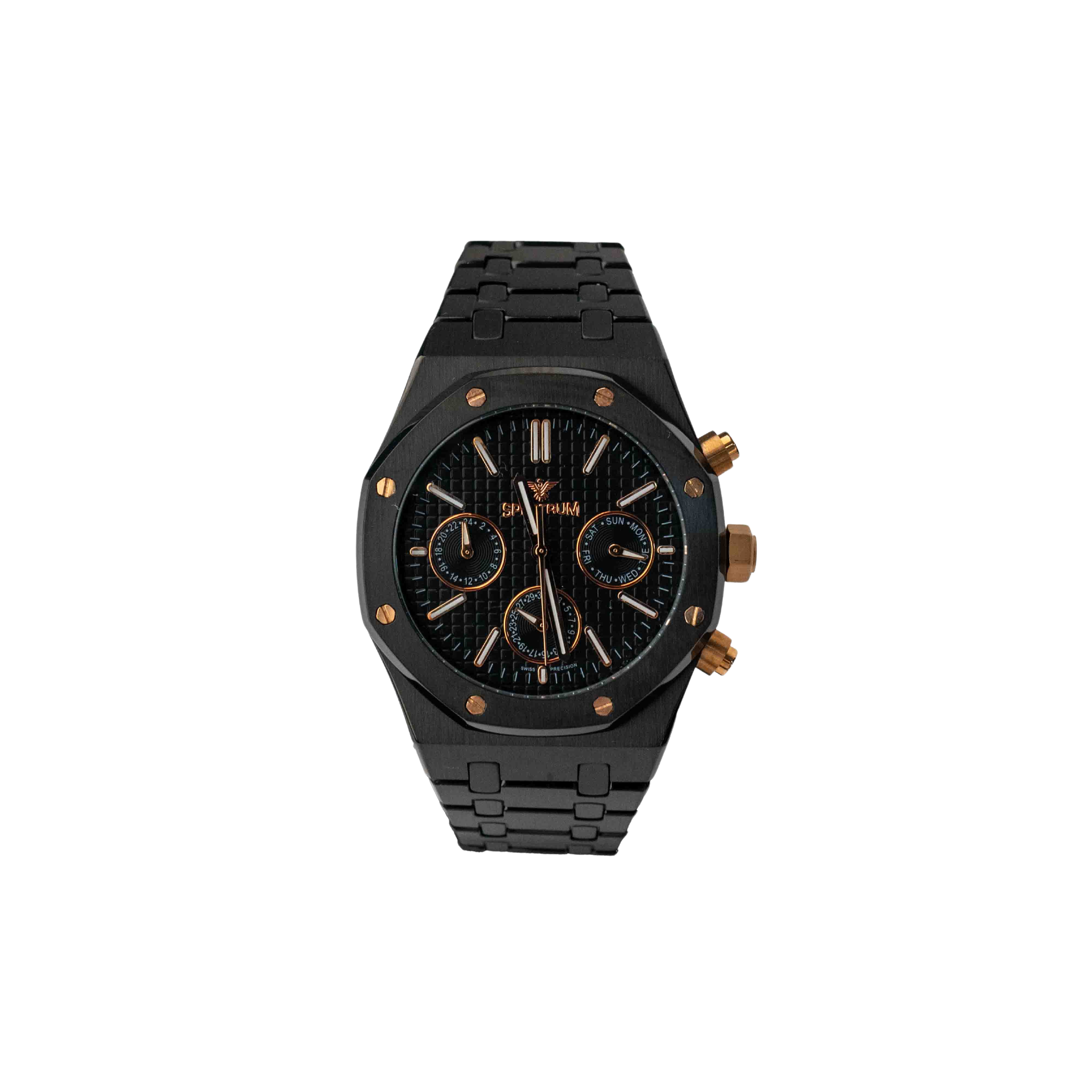 Stainless Steel Men's Black Watch - S12565M-1