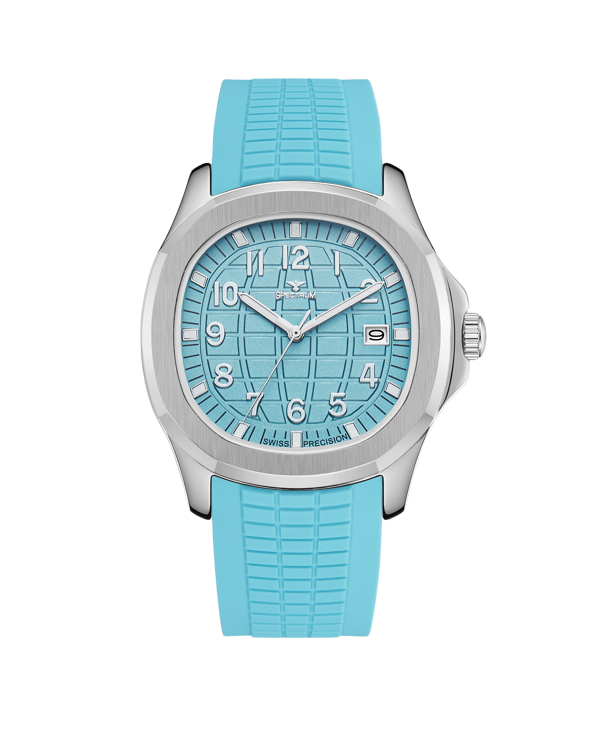 Rubber MEN's Light Blue Watch - S17078M-10