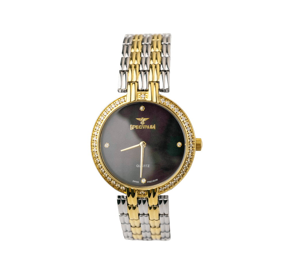 Stainless Steel WOMEN's Two Tone Gold Watch S17009L-7 — Spectrum