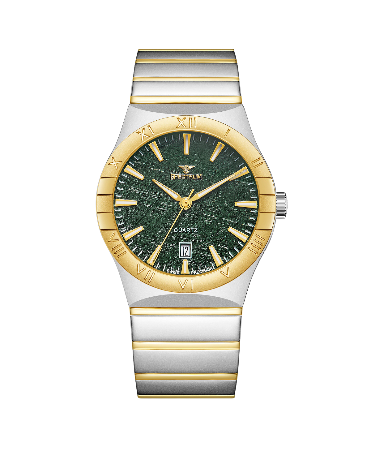 Stainless Steel MEN's Two Tone Gold Watch - S17073M-5