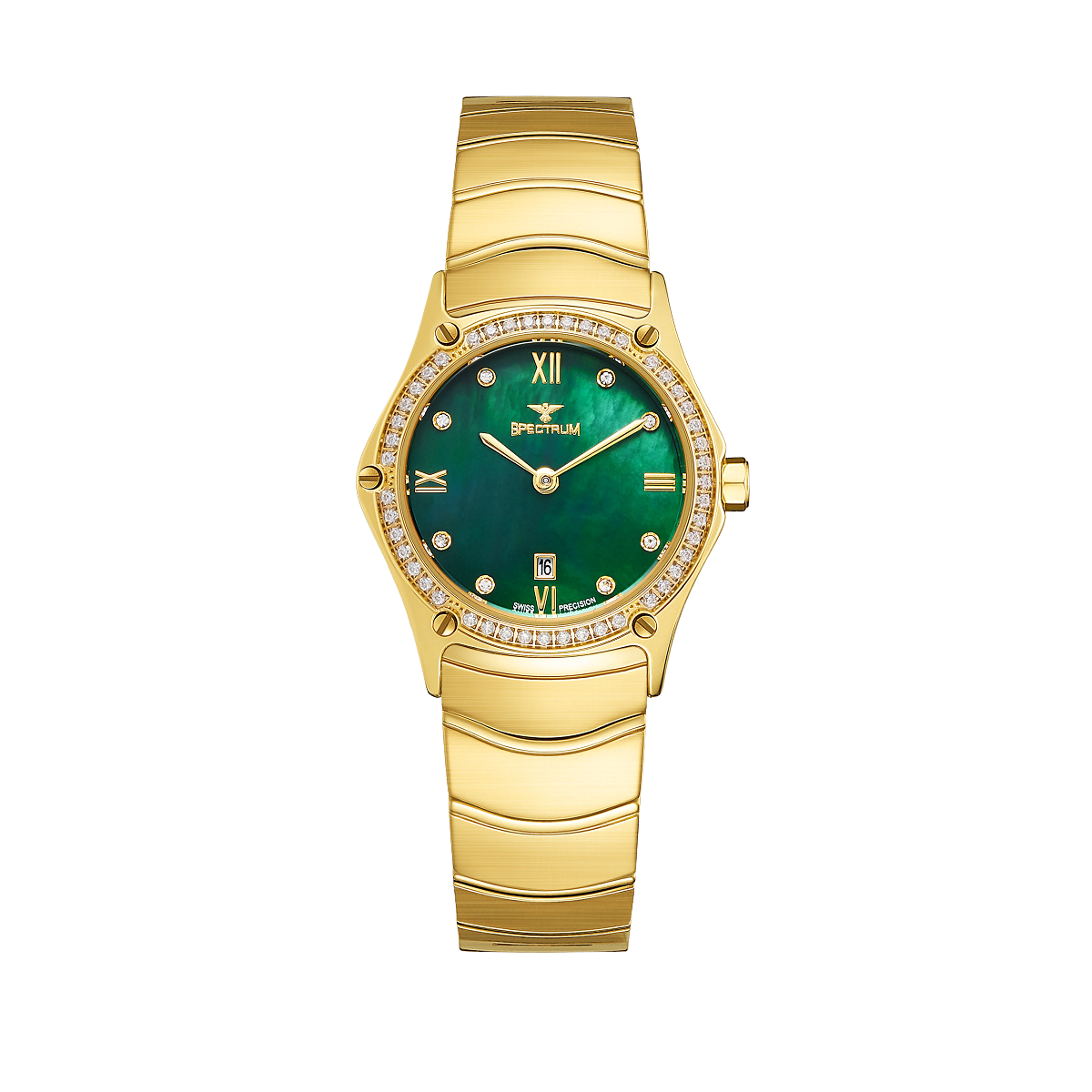 Stainless Steel WOMEN's Gold Watch - S17083L-3