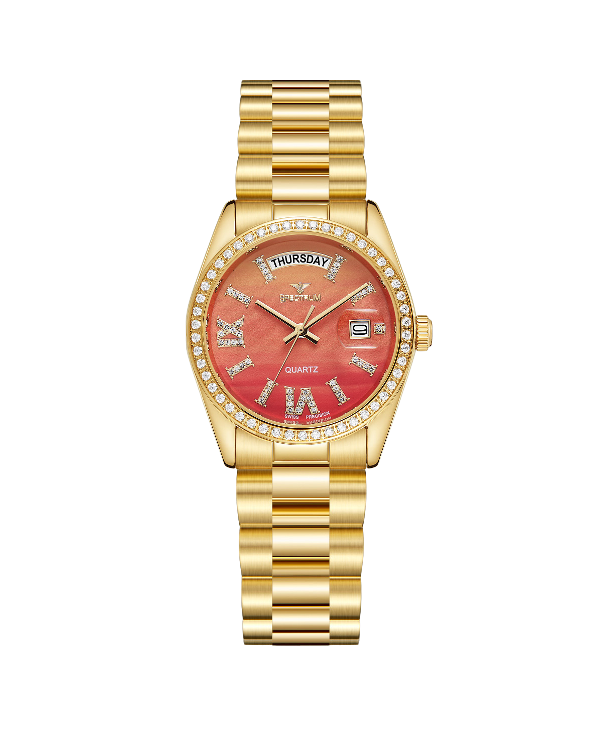 Stainless Steel WOMEN's Gold Watch - S17077L-2