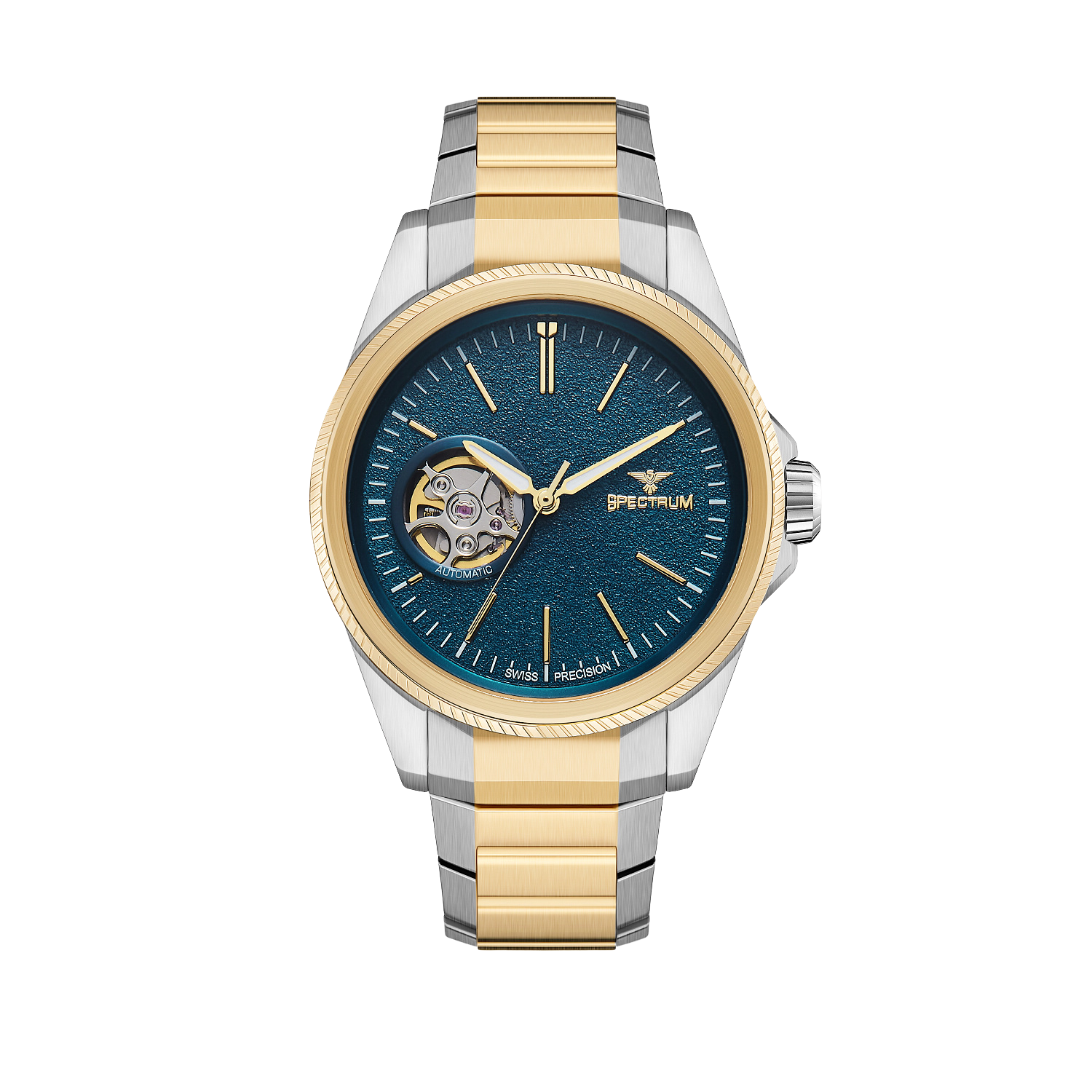 Stainless Steel MEN's Two Tone Gold Watch - S17085M-3