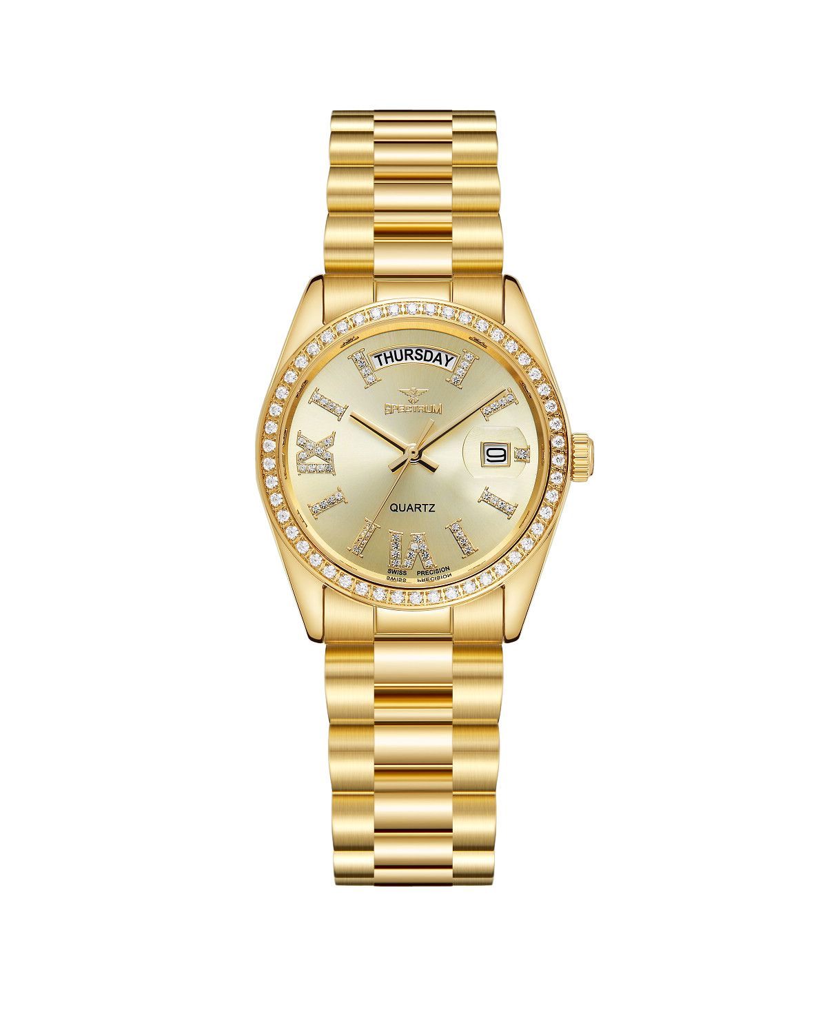 Stainless Steel WOMEN's Gold Watch - S17077L-1
