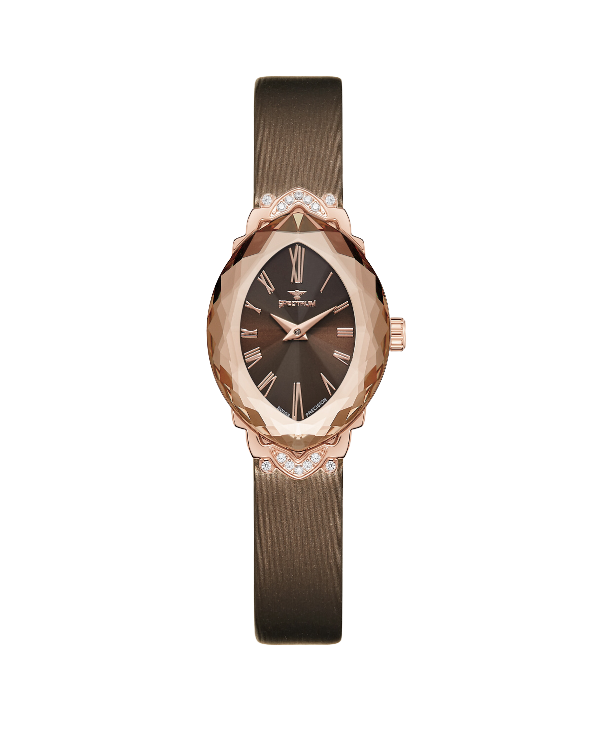 Stainless Steel WOMEN's Brown Watch - S17092L-6