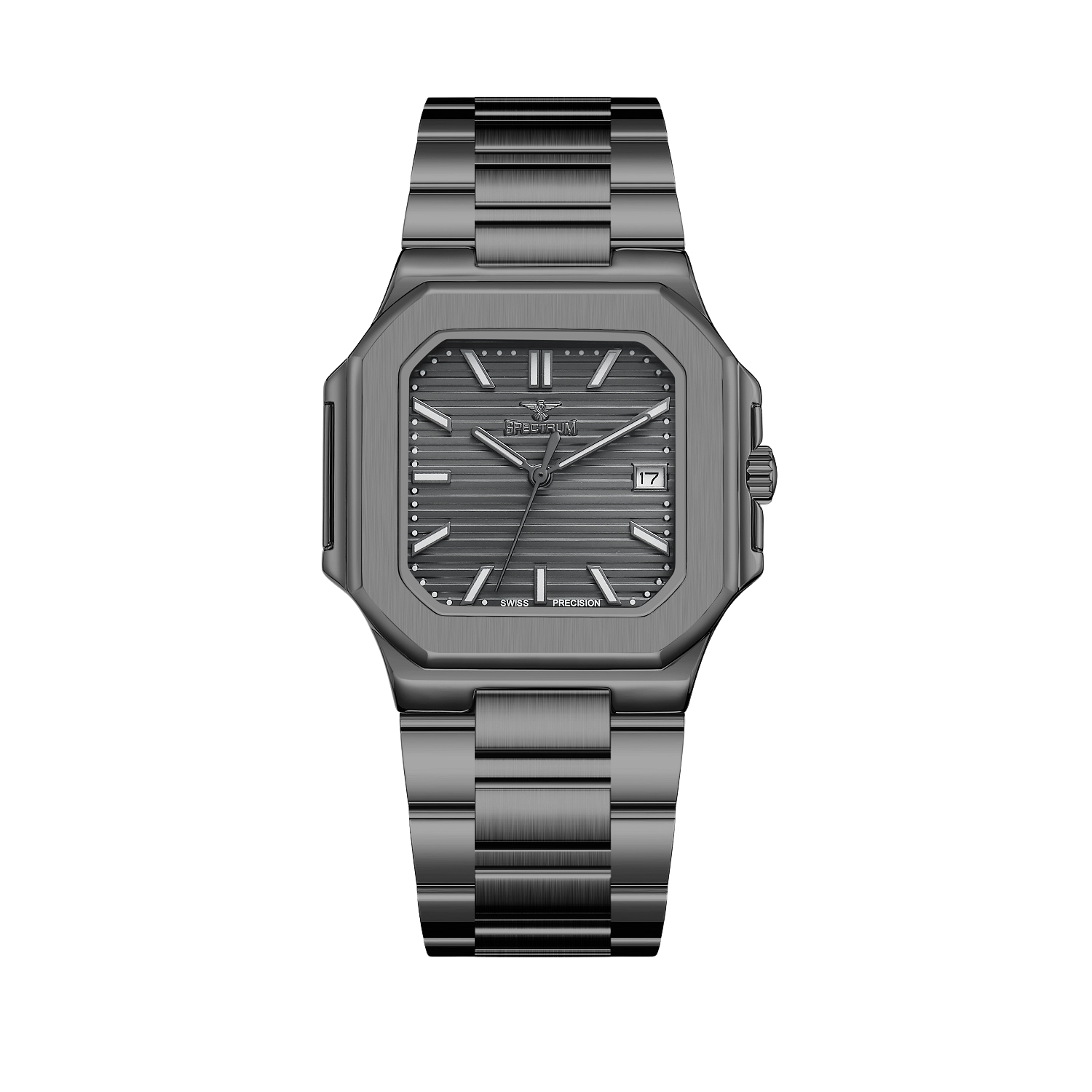 Stainless Steel MEN's Black Watch - S17106M-10