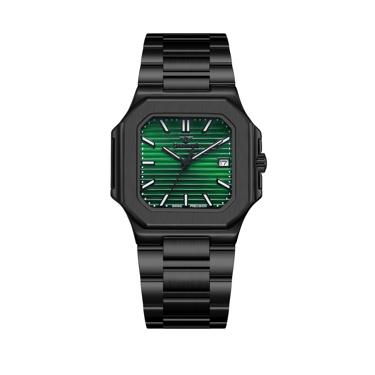 Stainless Steel MEN's Dark Black Watch - S17106M-11