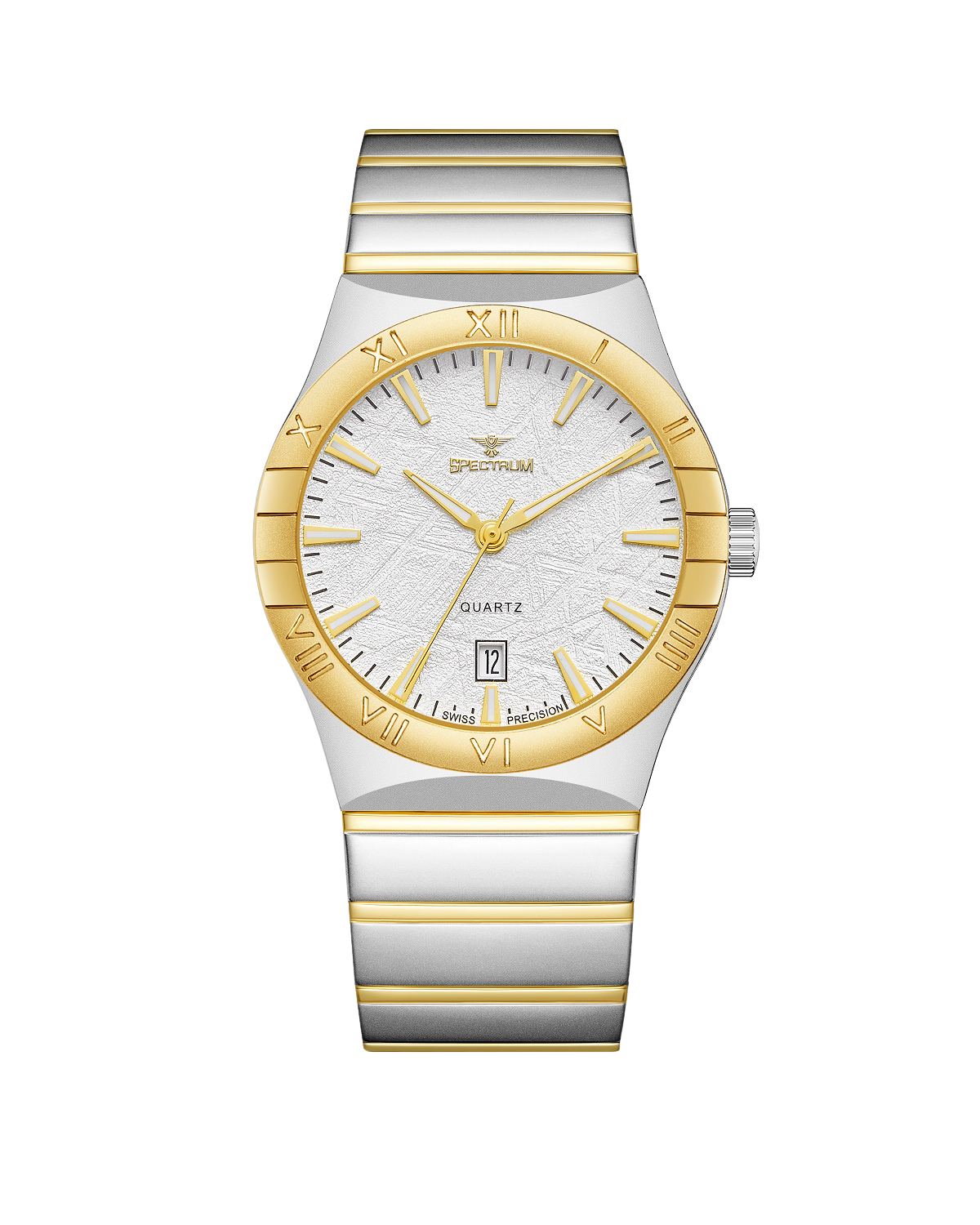 Stainless Steel MEN's Two Tone Gold Watch - S17073M-4