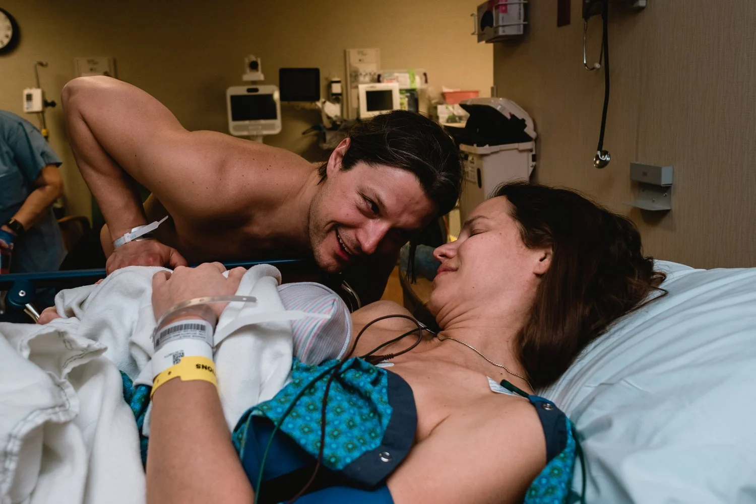Born at Fairview Southdale Hospital in Edina, Minnesota | A Preview of Third Baby's Breech Cesarean Birth in Photos