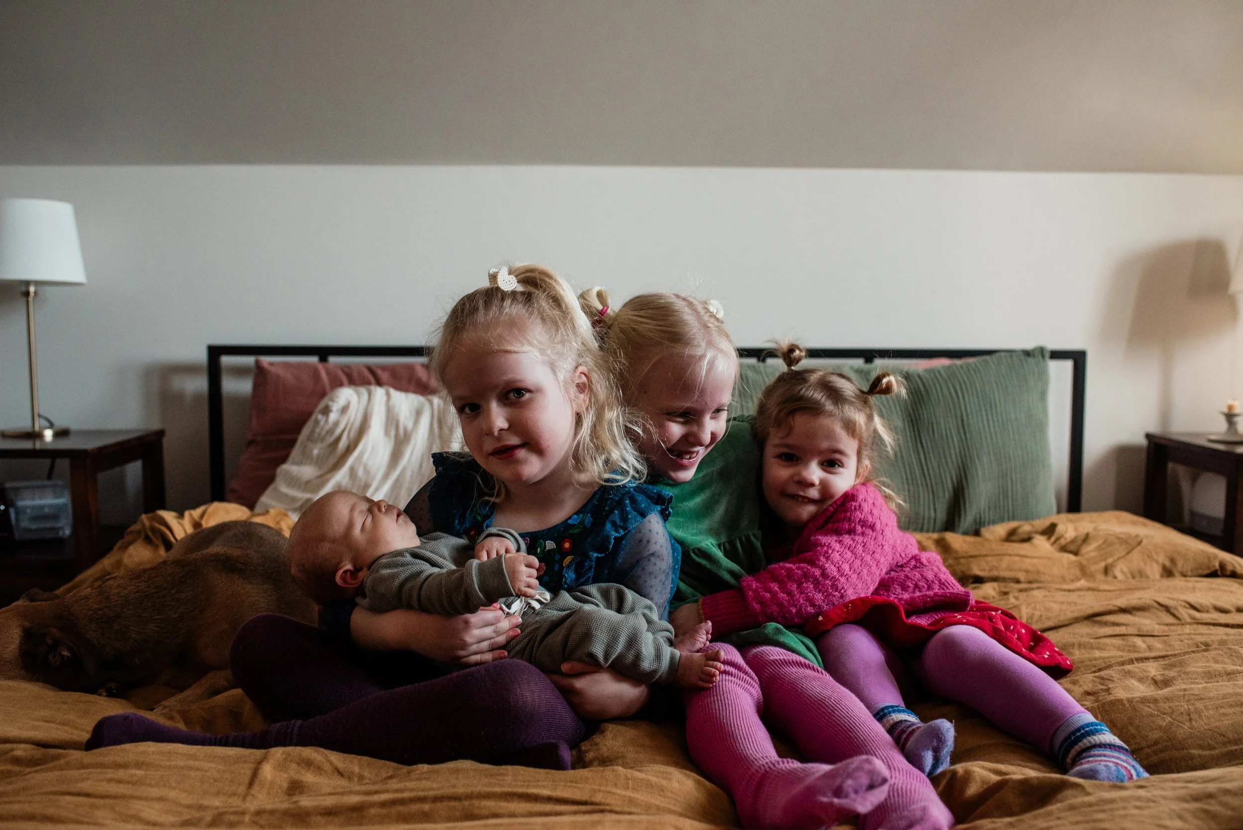 New Family Session in Minneapolis, Minnesota | A Preview of a Playful, Documentary In-Home Newborn Photography Session