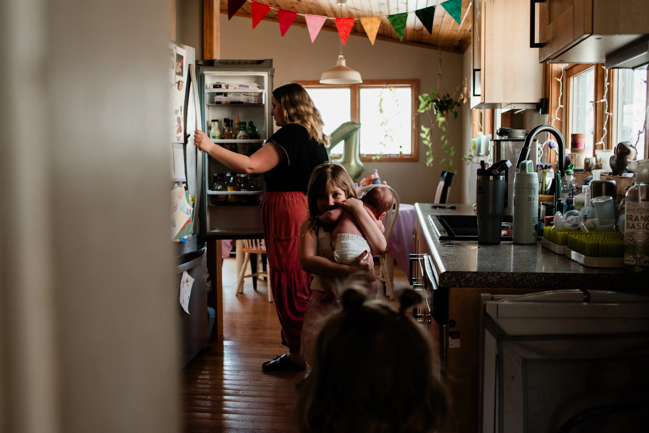 An Intimate, Authentic, In-Home New Family/Real Postpartum Session in St. Paul, Minnesota in Photographs