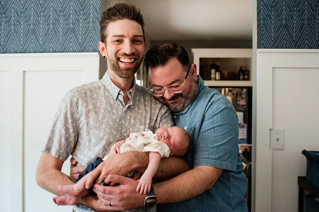 Becoming Parents Through Adoption | An In-Home New Family Session in St. Paul, Minnesota in Photographs 