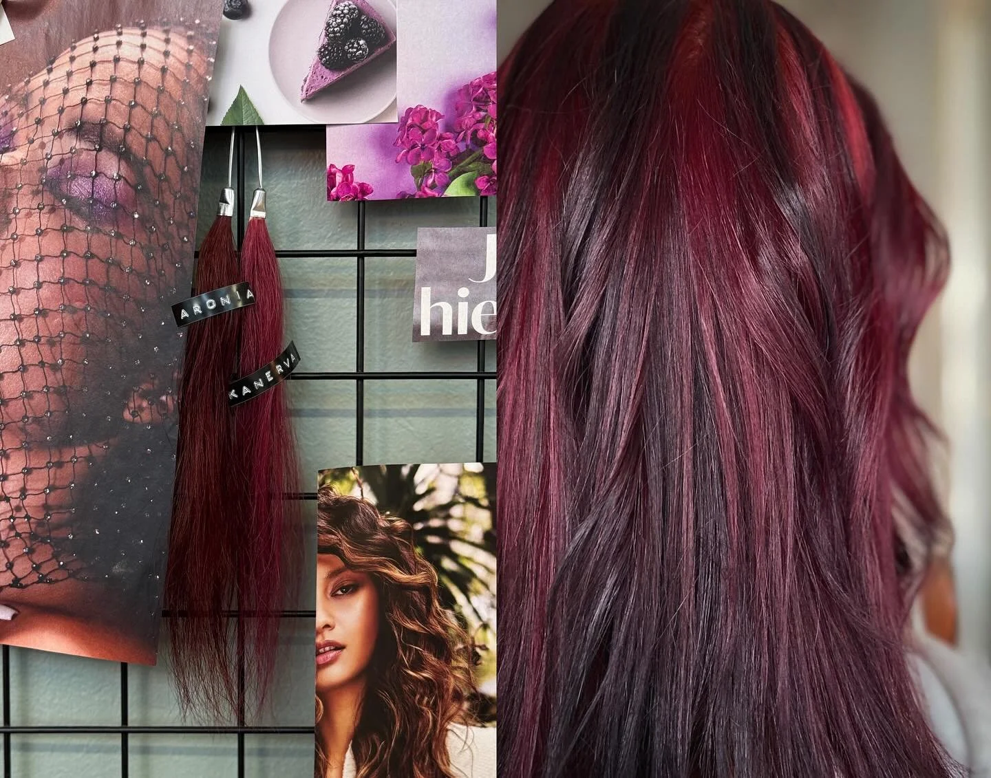 Yksi t&auml;m&auml;n syksyn herkullisimmista s&auml;vyist&auml; on t&auml;m&auml; tumma kirsikkainen punainen! Meid&auml;n alkusyksyst&auml; luotuun moodboardiin t&auml;m&auml; s&auml;vy p&auml;&auml;si nimell&auml; Aronia ja hiukan vaaleampana versi