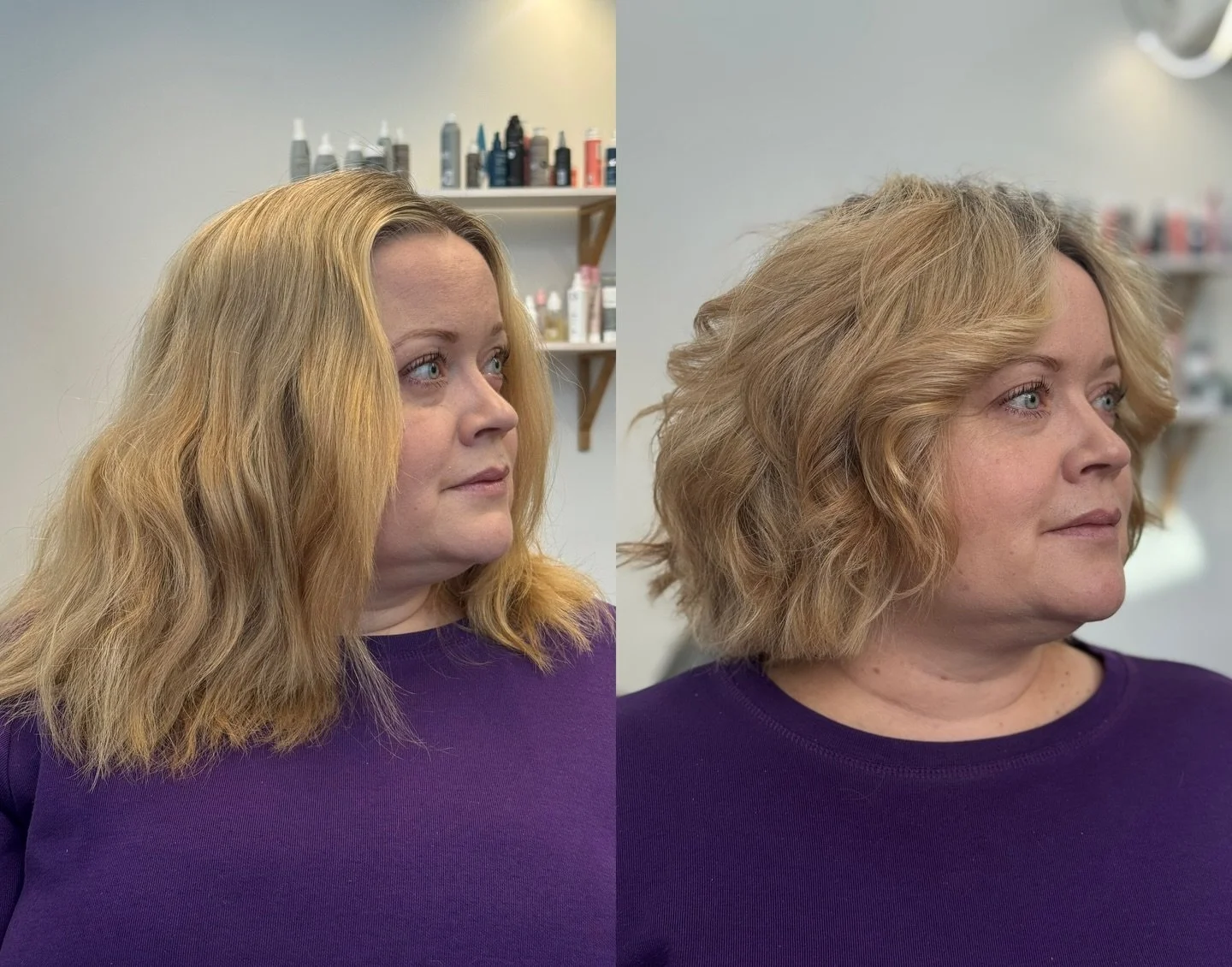 MALTILLISET MUUTOKSET ✨

Ensimm&auml;iset kolme kuvaparia havainnollistaa hyvin miten upeita muutoksia saadaan pelk&auml;st&auml;&auml;n mallinmuutosleikkauksella. J&auml;lkimm&auml;isiin on tehty kaveriksi kevyt s&auml;vytys pesupaikalla. Yll&auml;t