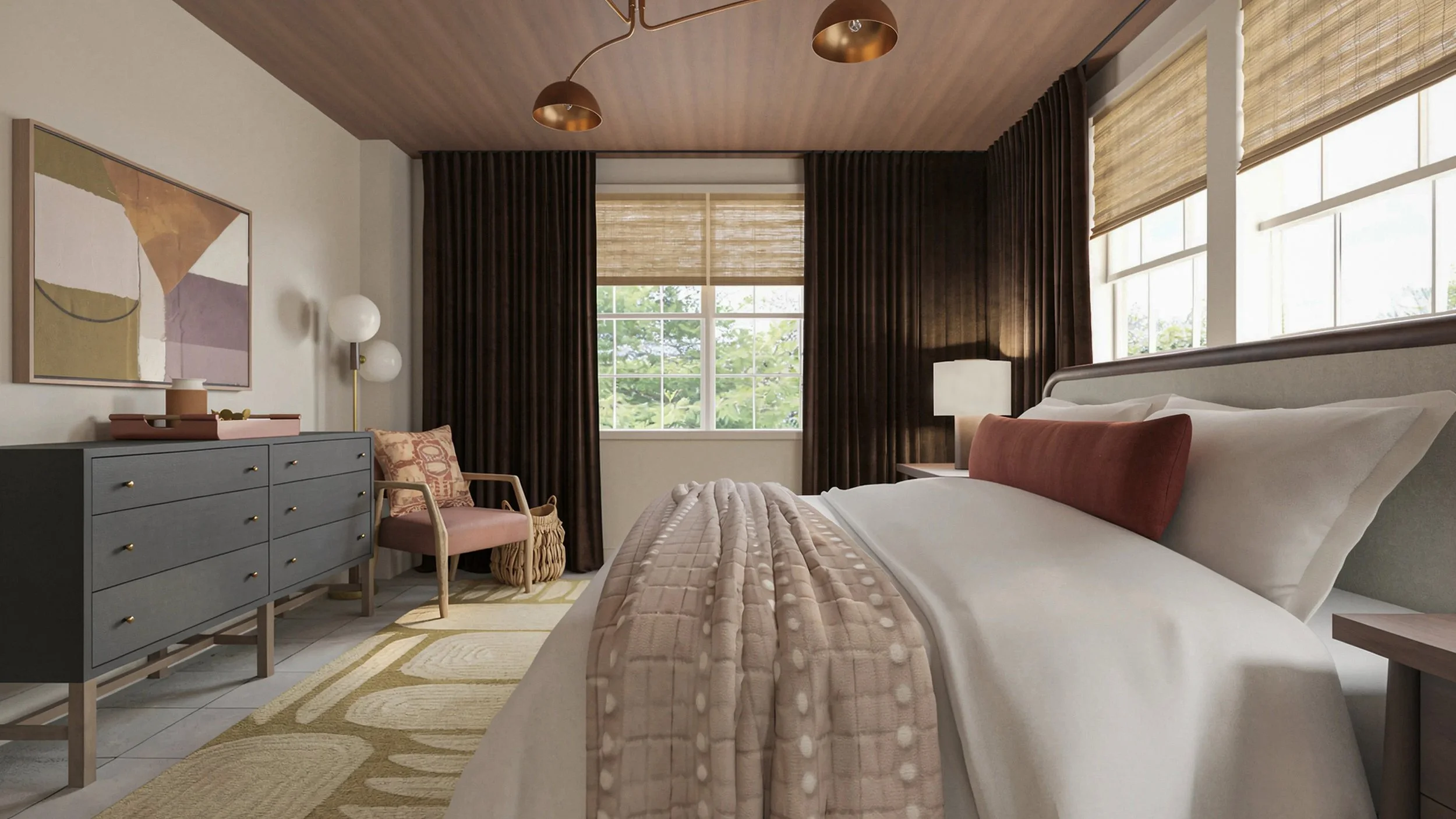 clean silhouettes with layered textural touches