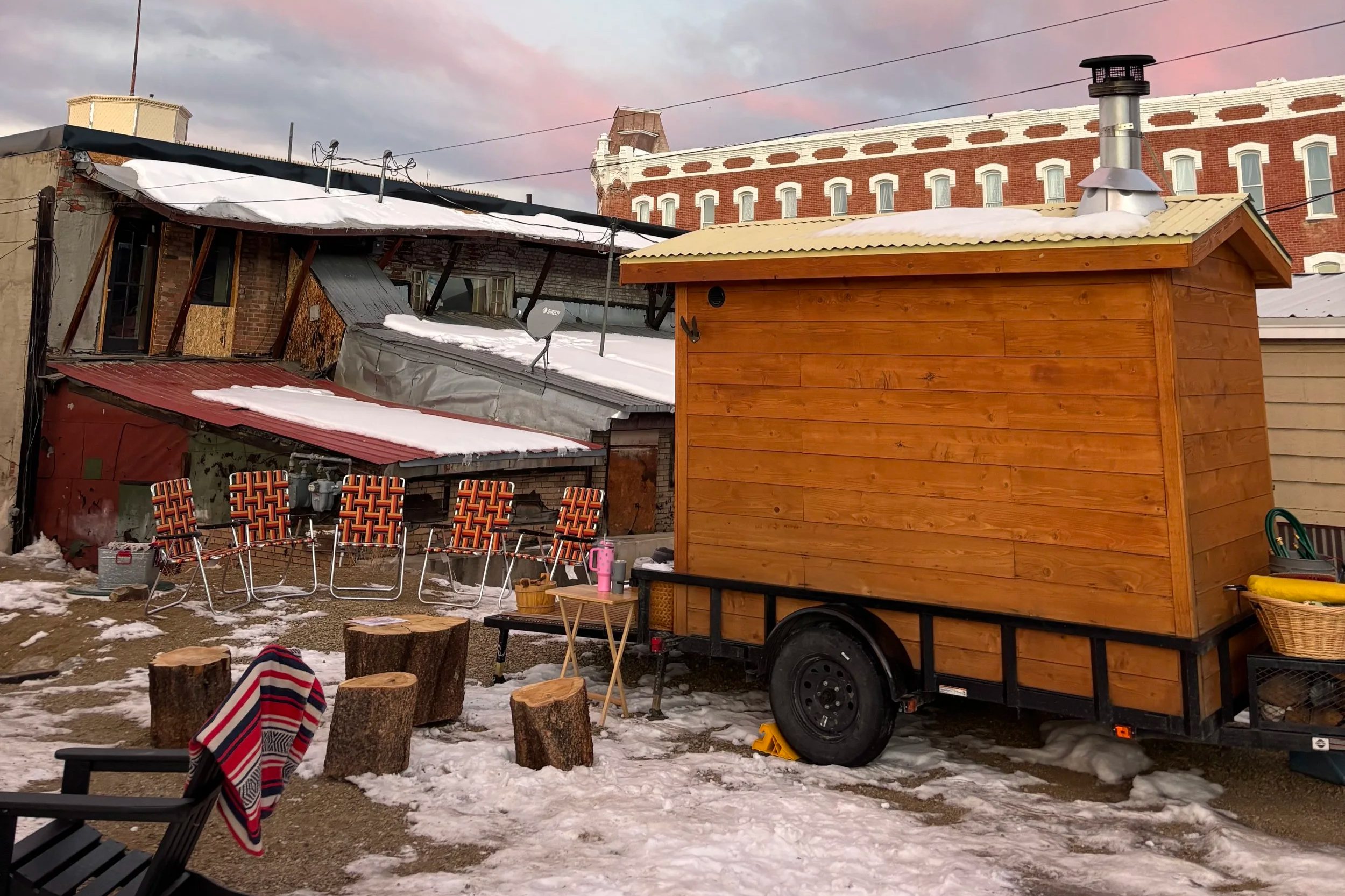 Grill and Sauna Pop Up at Before and After