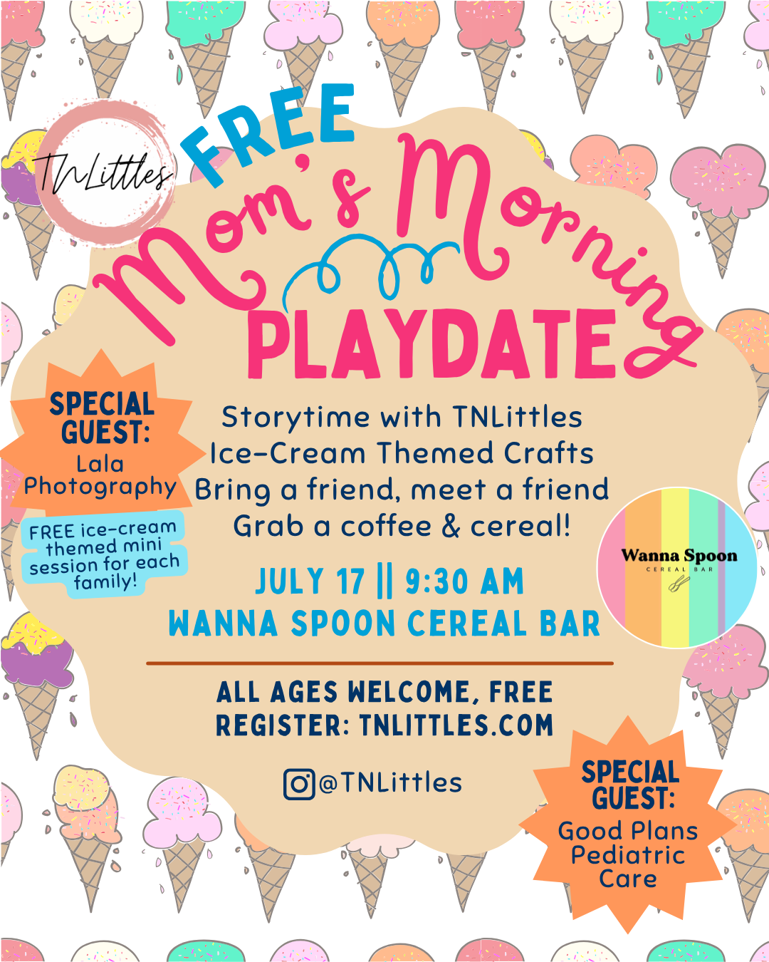 Mom's Morning Playdate & Storytime: July 17