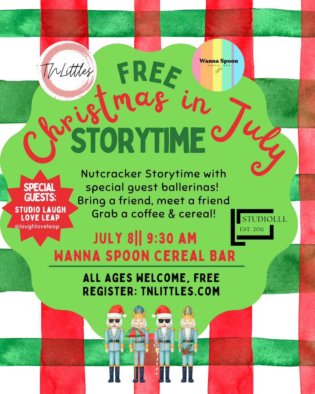 Storytime: Christmas in July 