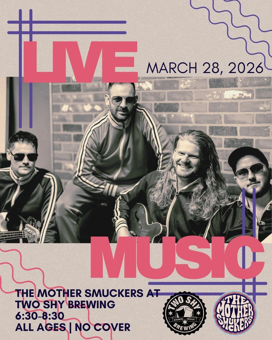 We're playing  at Two Shy this weekend! Come hang out and groove with us!