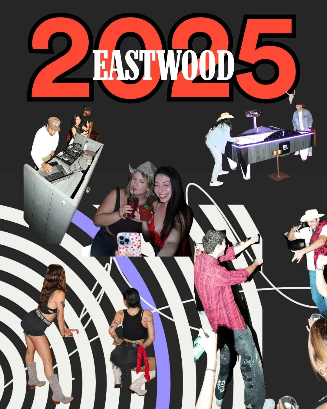 HERE&rsquo;S YOUR 2025 WRAPPED, EASTWOOD STYLE 🤠🔥

Proof that you spent the year exactly where you belonged: on a bull, on a dance floor, or on your third Honky Tonk Tea.

And to our partners, instructors, and friends - Thanks for making this place