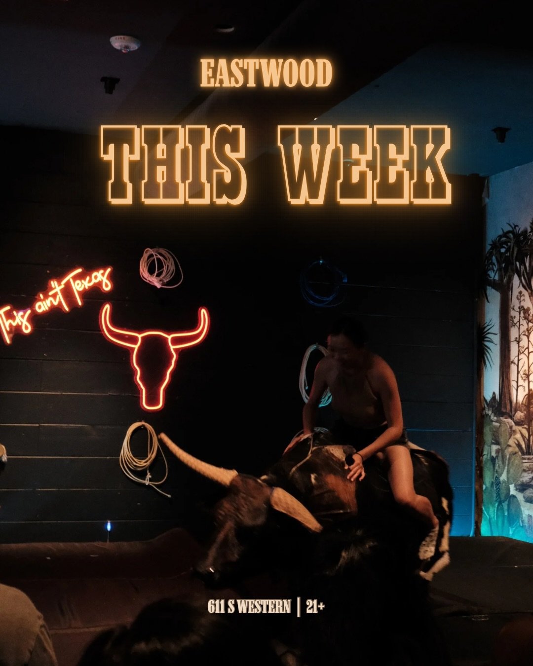 YEEEHAW WE HAVE QUITE THE WEEK FOR Y&rsquo;ALL 🤠

Line dancing, live music, poetry, what more could you ask for?! 👢🎤📝🍻