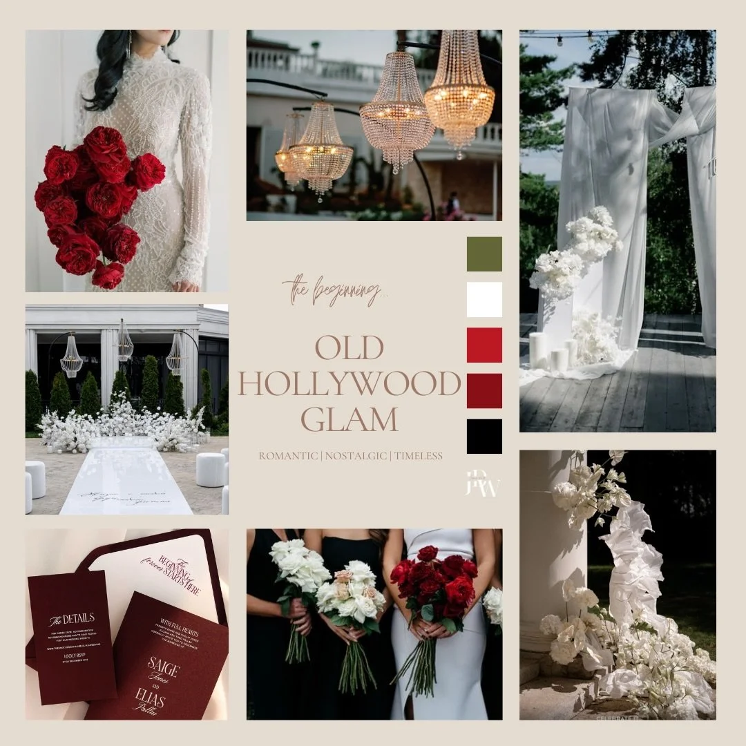 Old Hollywood with a splash of Italian and Greek inspiration coated in a layer of the bride&rsquo;s favourite colour. Wait until you see how it all came together 😍

#oldhollywood #weddinginspo #weddingdesigner #torontoweddingplanner #fallweddinginsp