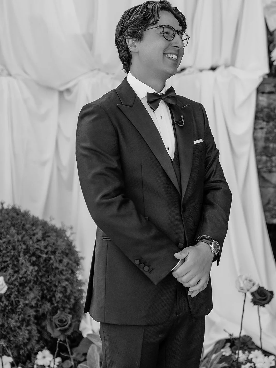 The Bride&rsquo;s POV

Planning &amp; Design ♡ @jazdewolfe 
Photography ♡ @bsimkova 
Venue ♡ @coppercreekeventspace 
Floral ♡ @omgevents_inc 

#torontoweddings #torontoeventplanner #groomportrait #firstlook #couplesportraits