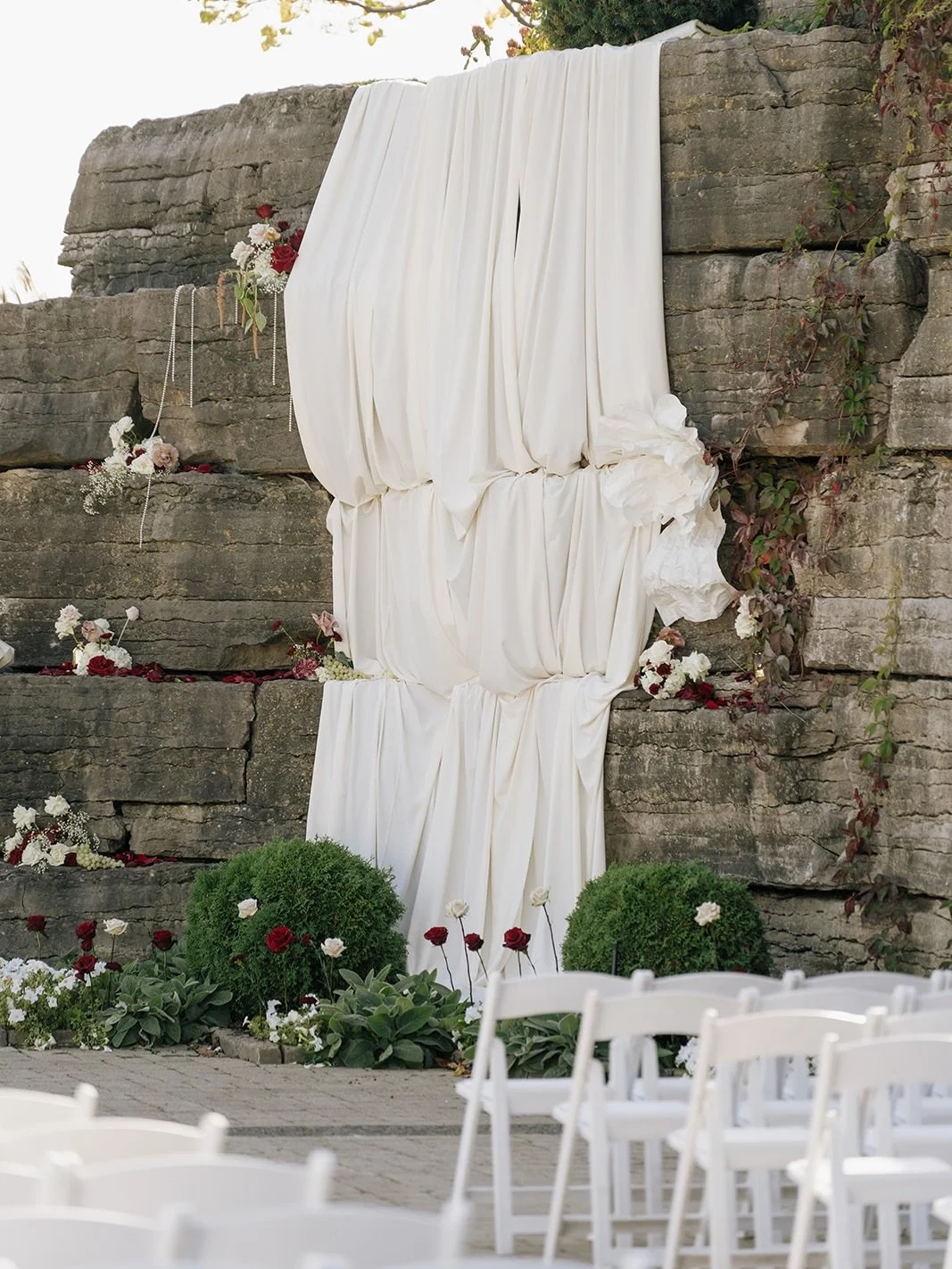 When clients get excited by the phrase &ldquo;this hasn&rsquo;t been done before&rdquo; >>>

Planning &amp; Design ♡ @jazdewolfe 
Photography ♡ @bsimkova 
Venue ♡ @coppercreekeventspace 
Floral &amp; Decor ♡ @omgevents_inc 

#weddingceremony