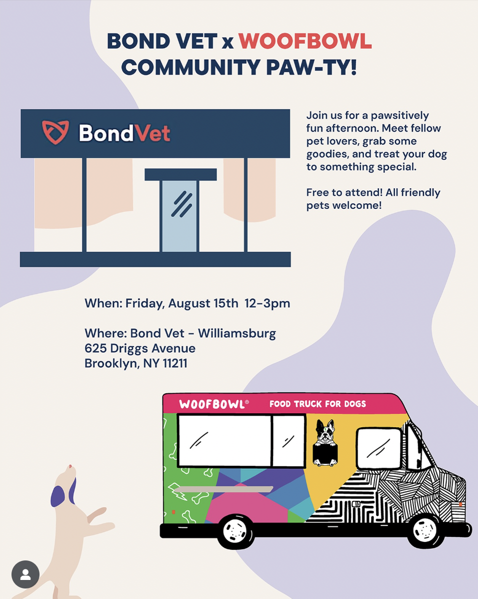 Bond Vet x Woofbowl Community Pawty