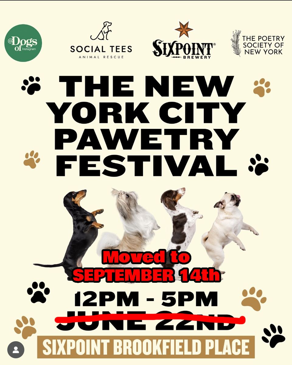 Updated Flyer for Pawretry Festival