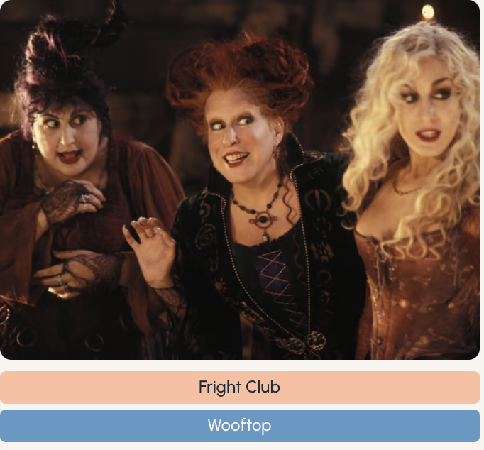 Screenshot from the Hocus Pocus Movie