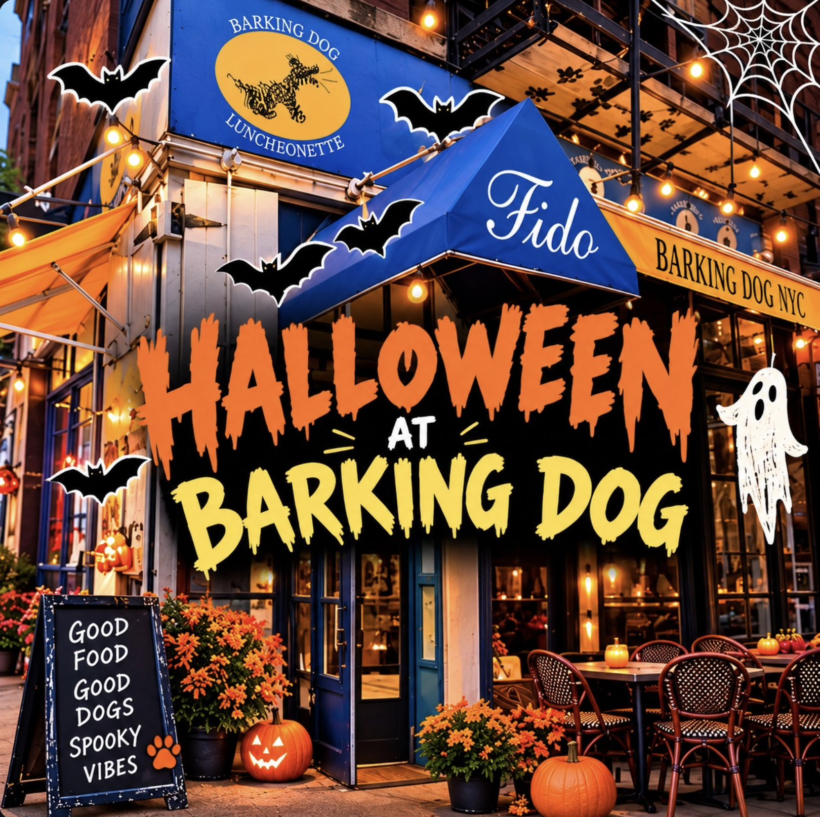 Halloween at Barking Dog Flyer