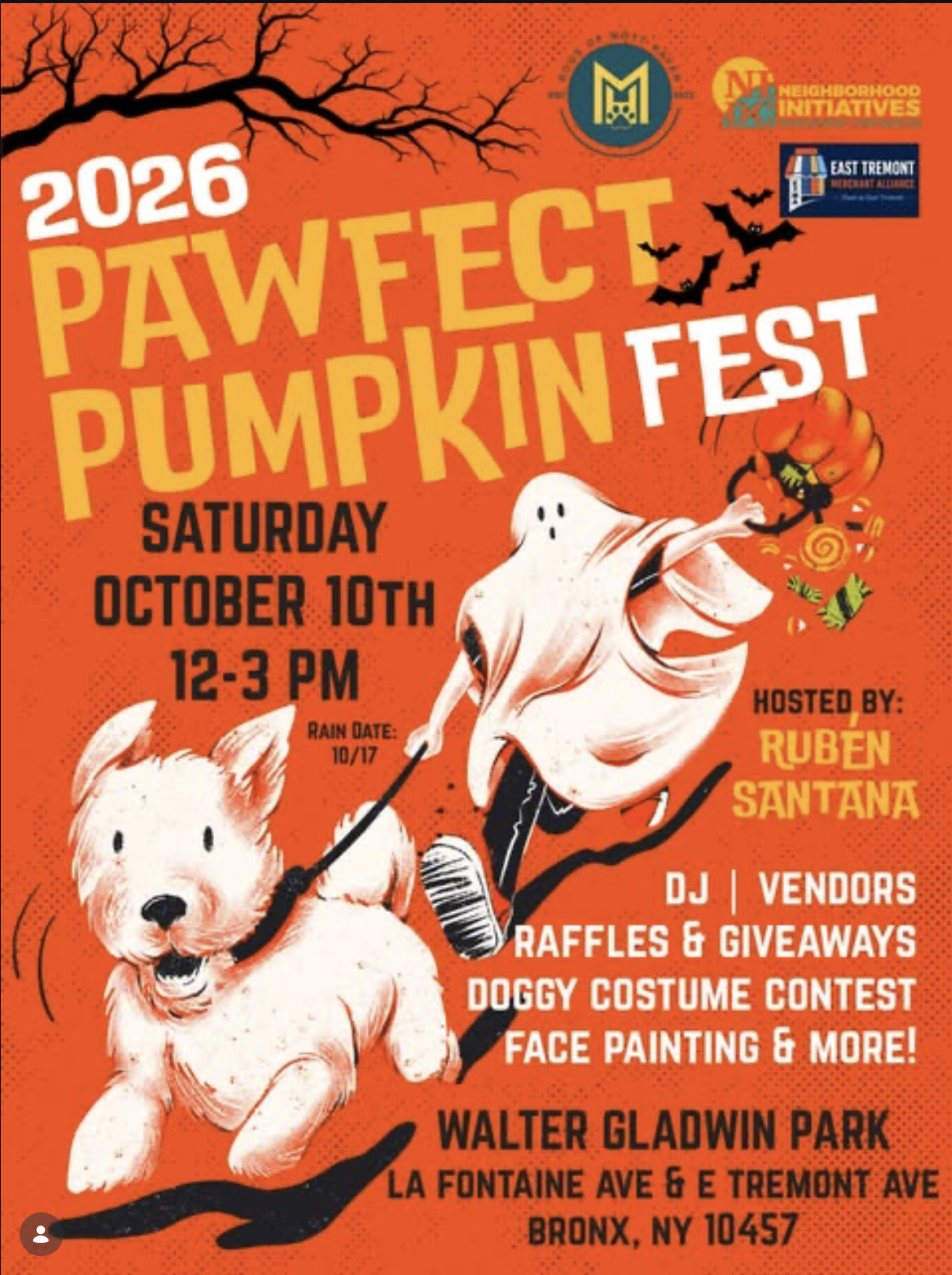 2026 Pawfect Pumpkin Fest Flyer