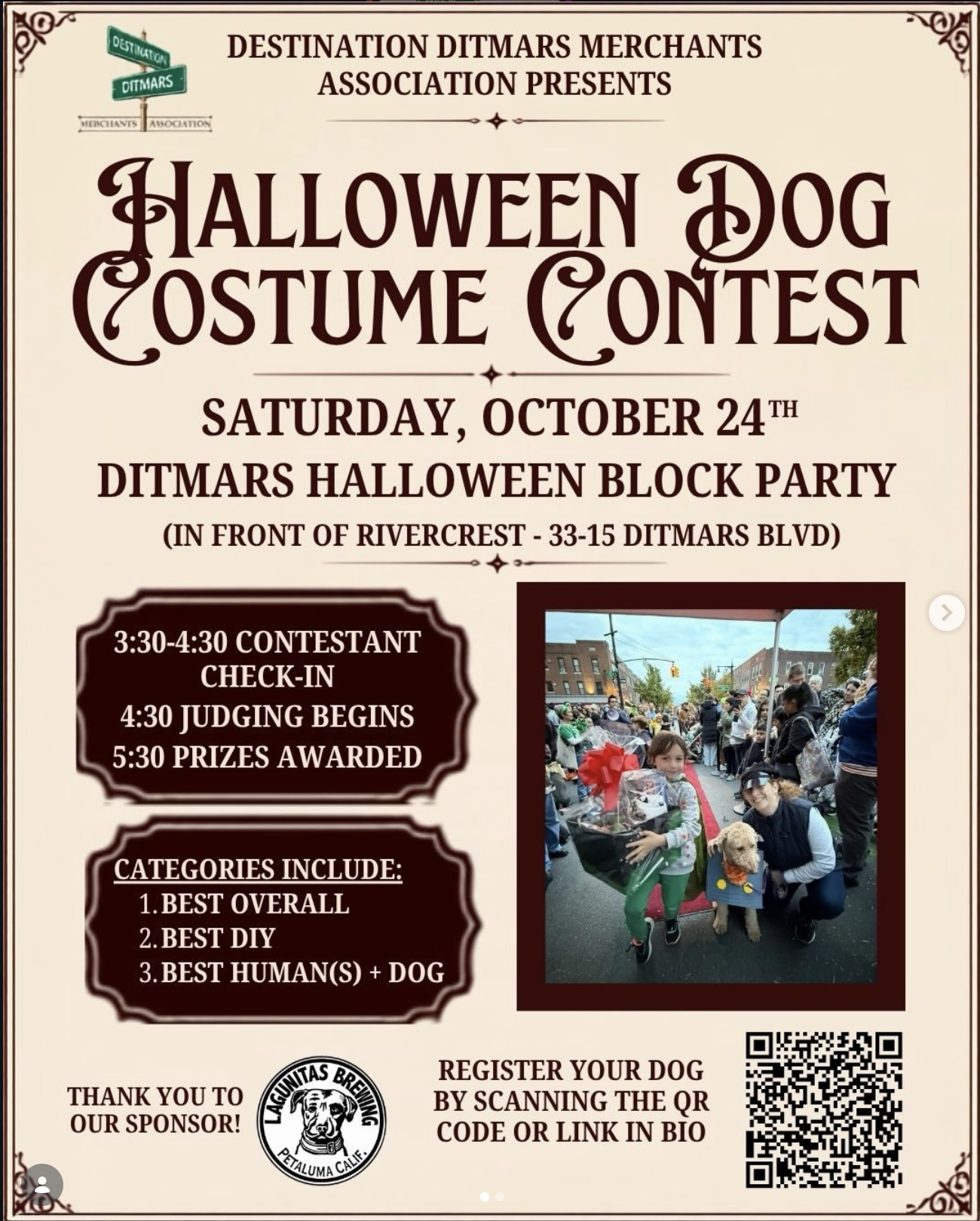 Halloween Costume Contest Flyer
