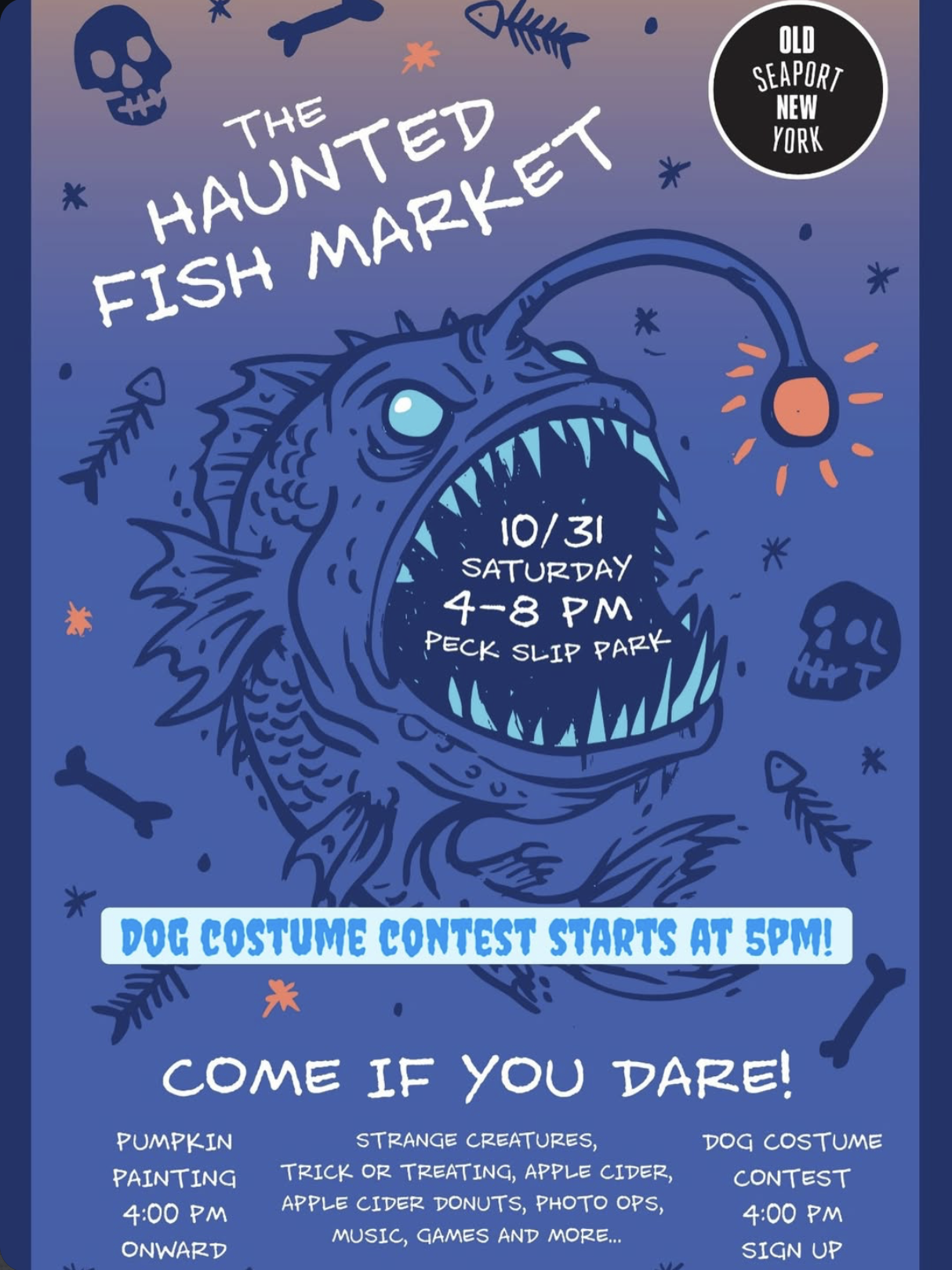 The Haunted Fish Market Flyer