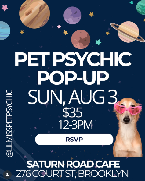 Pet Psychic Pop-Up