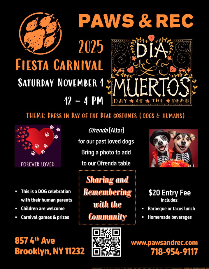 Paws & Rec Fiesta Carnival Flyer