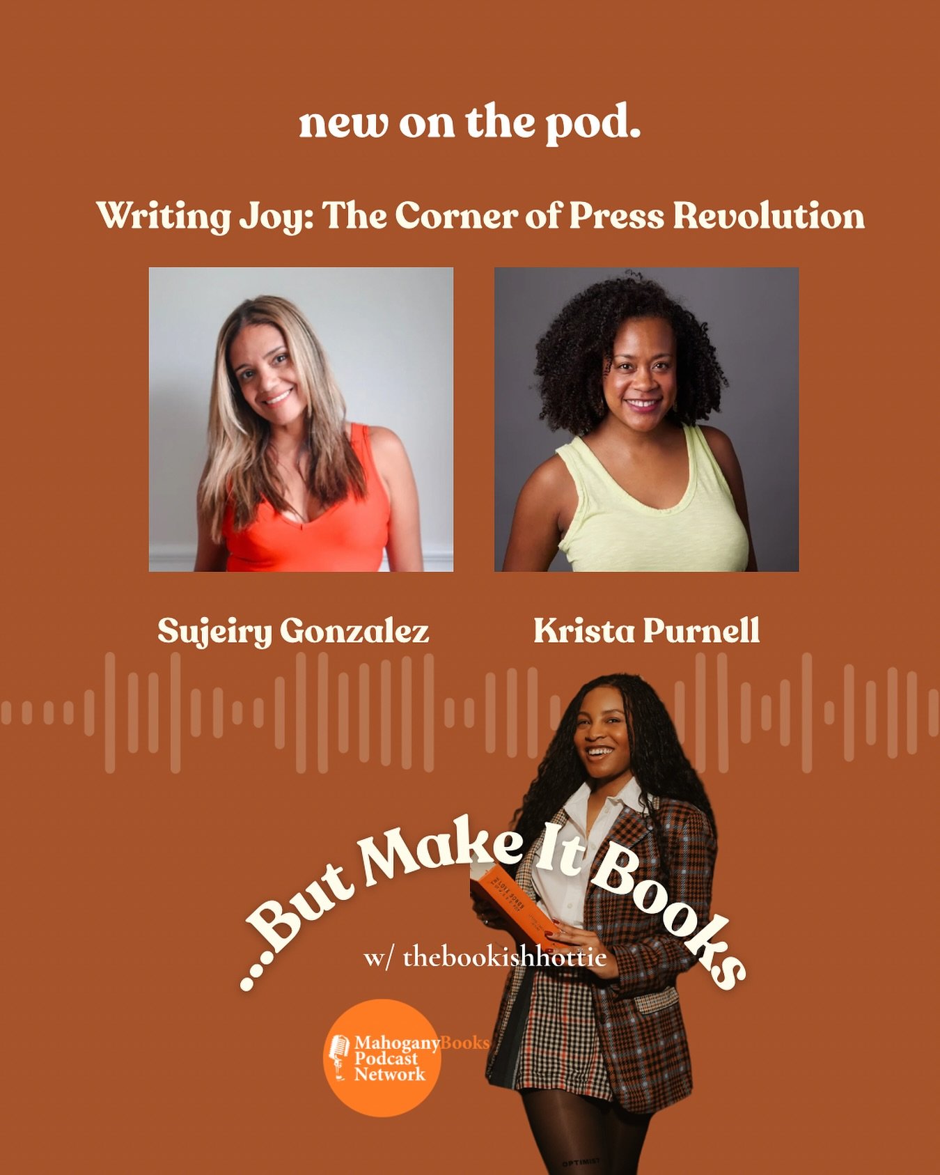 Our latest episode is now LIVE! Check out Writing Joy with @lovesujeiry and Krista Purnell. Tune in now 🎧