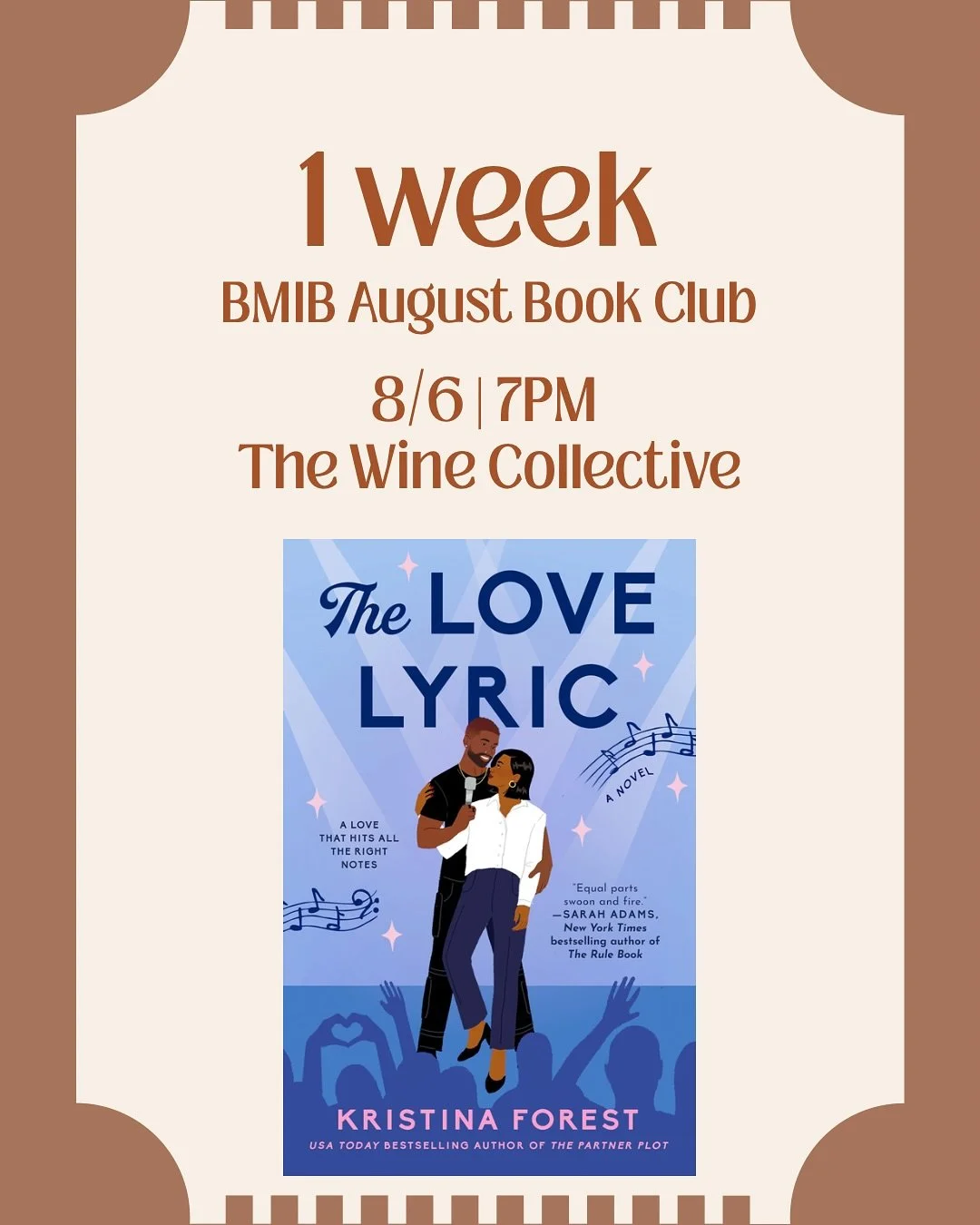 1 week countdown 🤍
We can’t wait to see you next Wednesday at @thewinecollectivebaltimore for our next Book Club! Swipe to see the vibes ✨