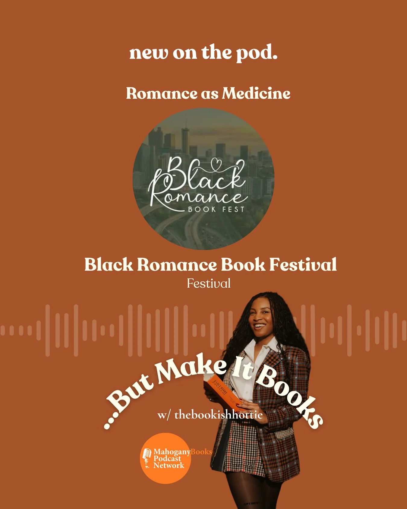 new on the pod🎧
We’re turning up the 🔥 on romance in this episode with @blackromancebookfestival 🤍
Tune in to hear their take on Romance as Medicine
Now live on all podcast platforms + YouTube
#podcast #newepisode #bookpodcast