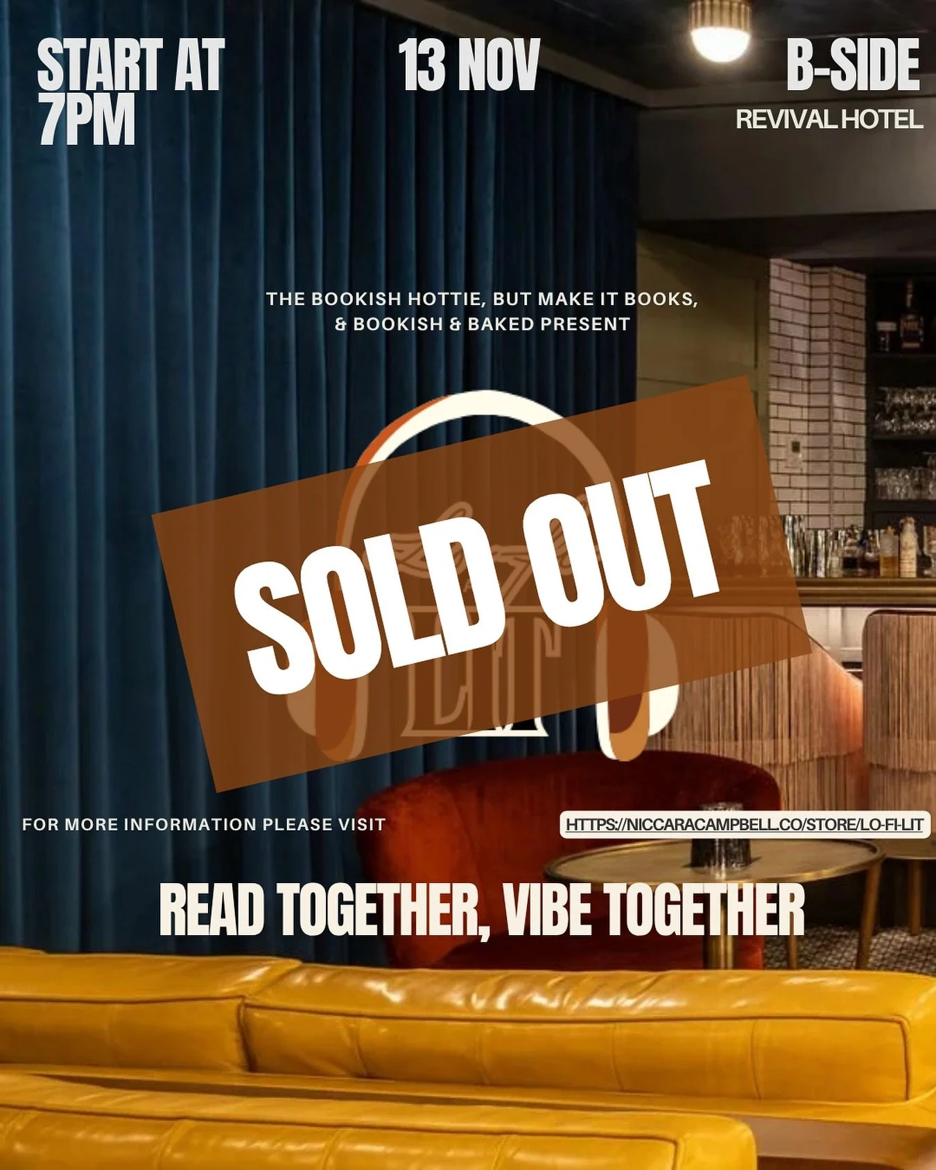 SOLD OUT✨
Thank you to our bookish community! We can’t wait to see you in just a few weeks 🙂‍↕️