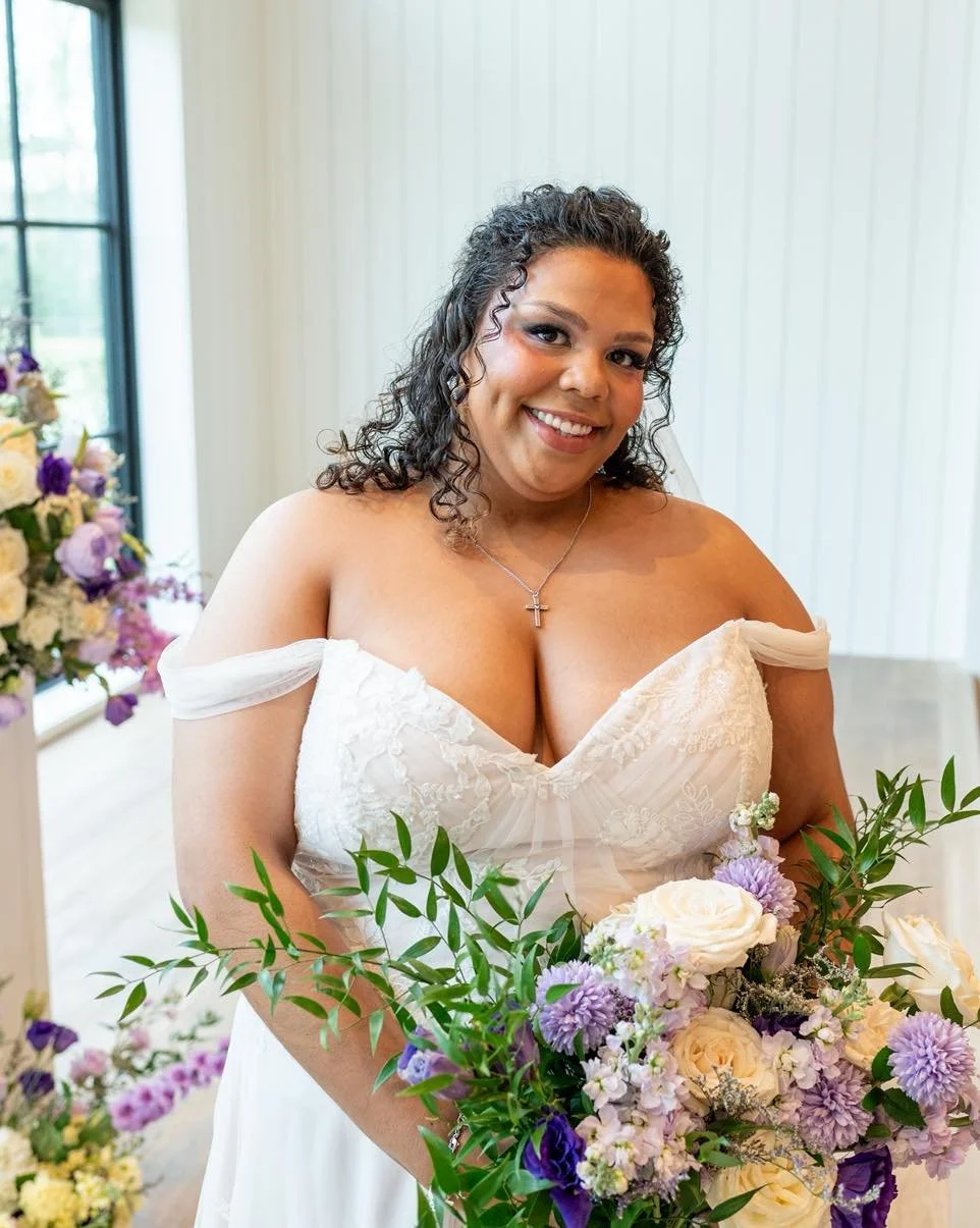 A lilac state of mind with touches of sunshine 🦋☀️ Designated to celebrate every curve and every moment ✨

Photographer: @allheartphoto 
Host: @swishnclick 
Planner: @letscelebratevents 
Venue: @thebluemagnoliatx 
Rentals + Linens: @premiereeventstx