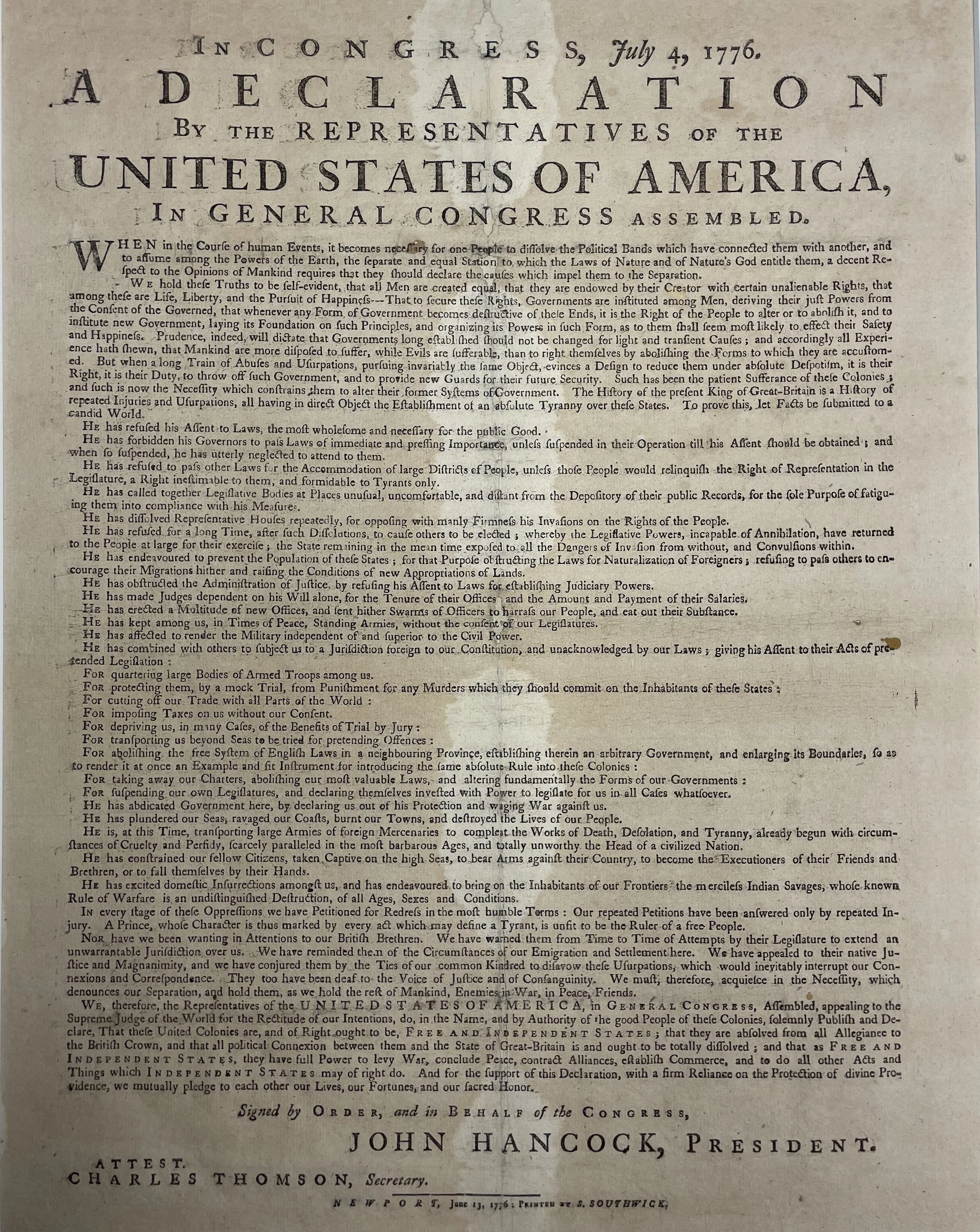 Free and Independent: The Declaration of Independence and the Words that Made the United States