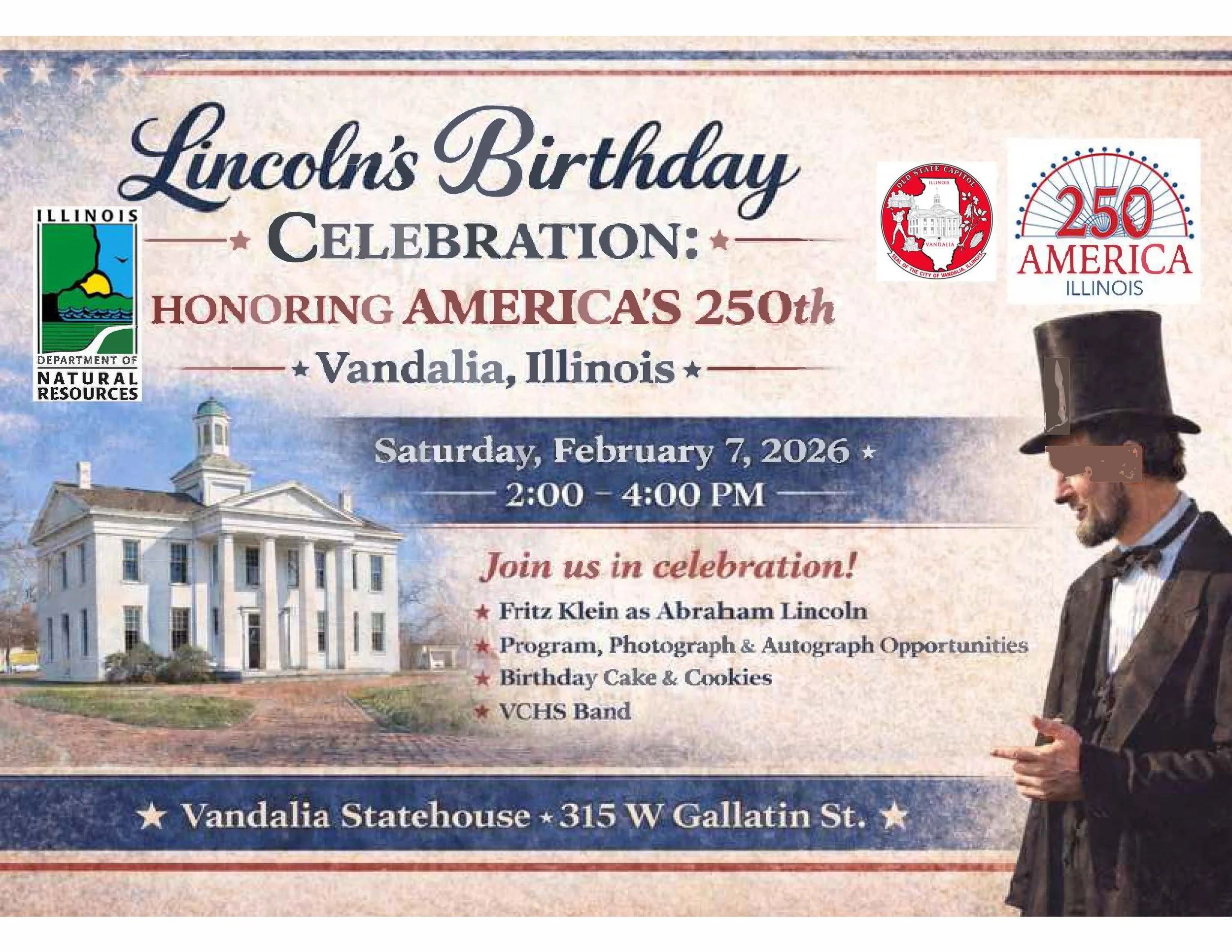 Lincoln's Birthday Celebration - Honoring America's 250th