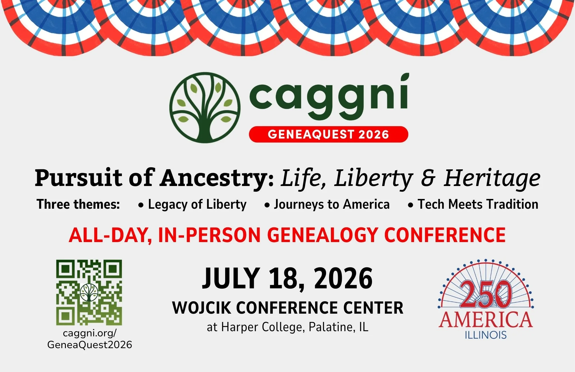 GeneaQuest 2026:&nbsp;Pursuit of Ancestry: Life, Liberty &amp; Heritage
