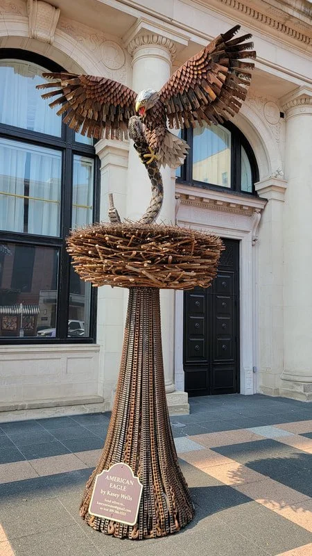 Dedication of the American Eagle