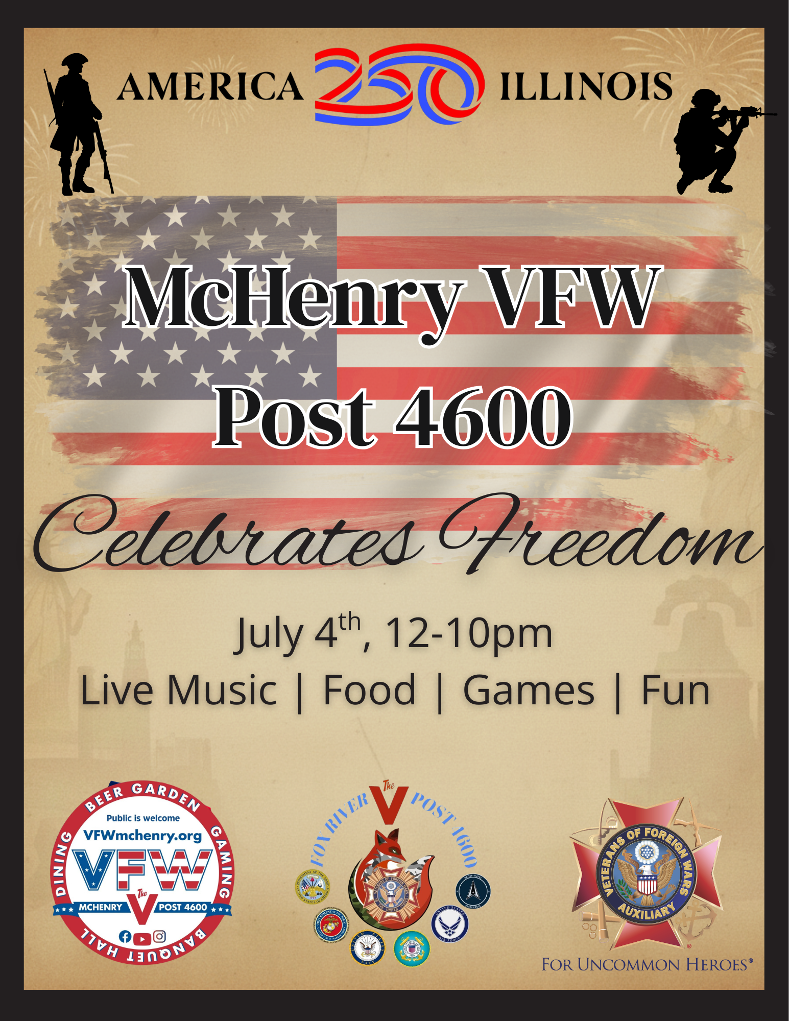 McHenry VFW's America 250 Birthday Bash