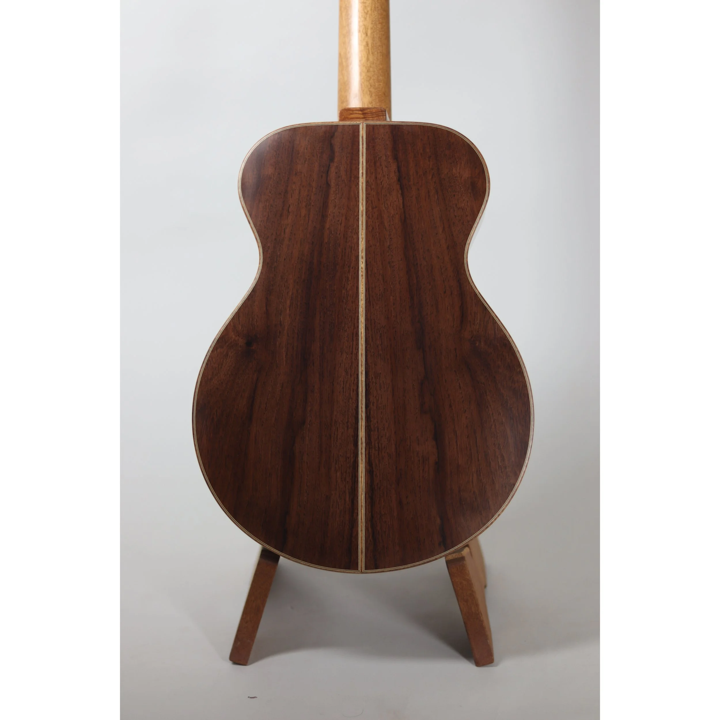 Geoffrey Yenson nylon-string parlor guitar: old-growth redwood, Honduras rosewood, and koa