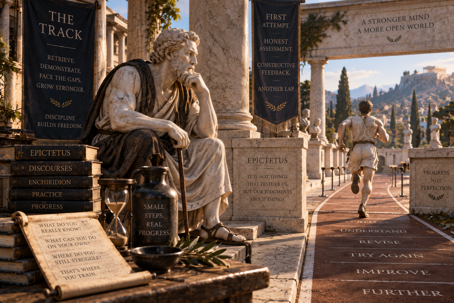 Trainer figure, modeled after Epictetus