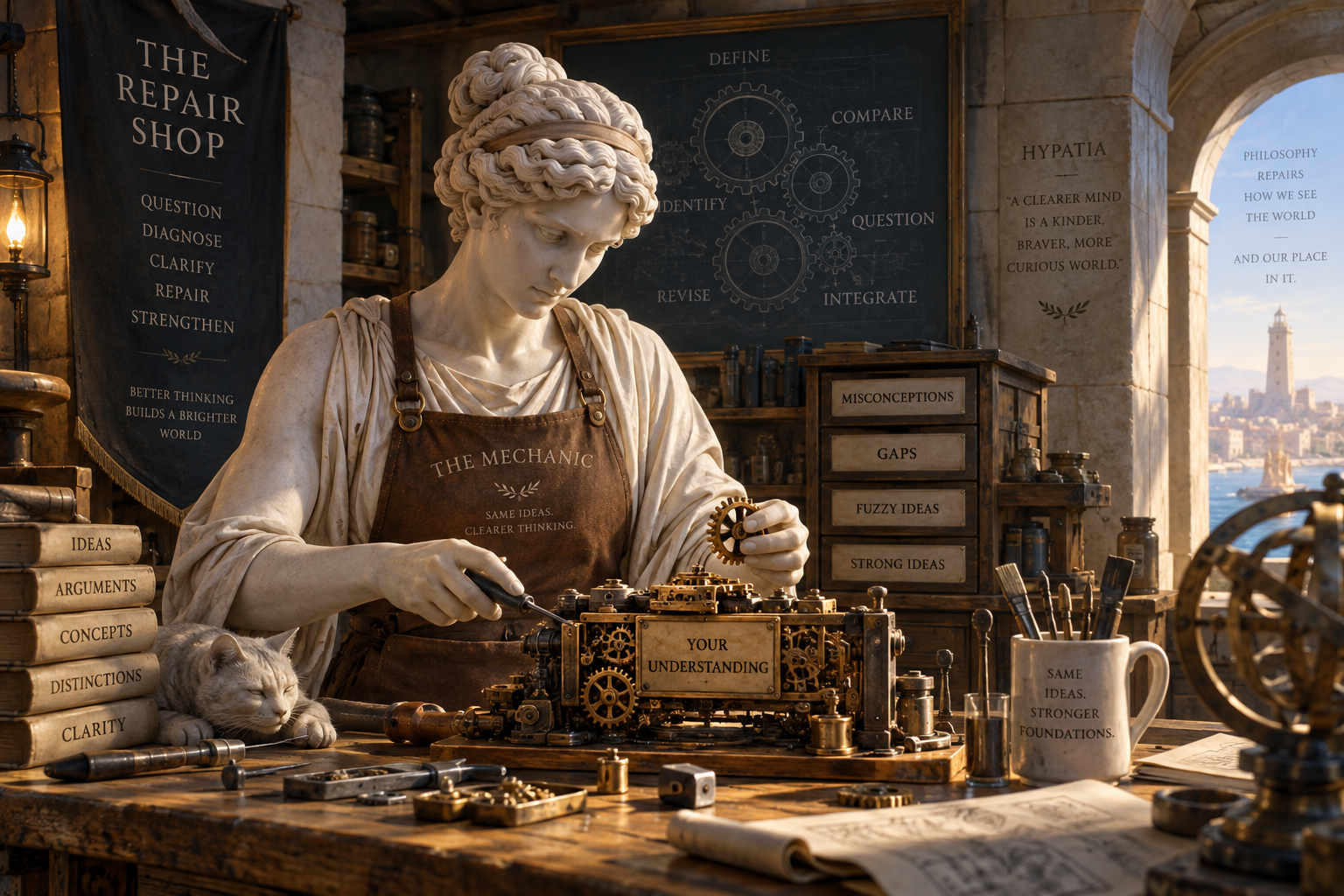 The Concept Mechanic, modeled after Hypatia